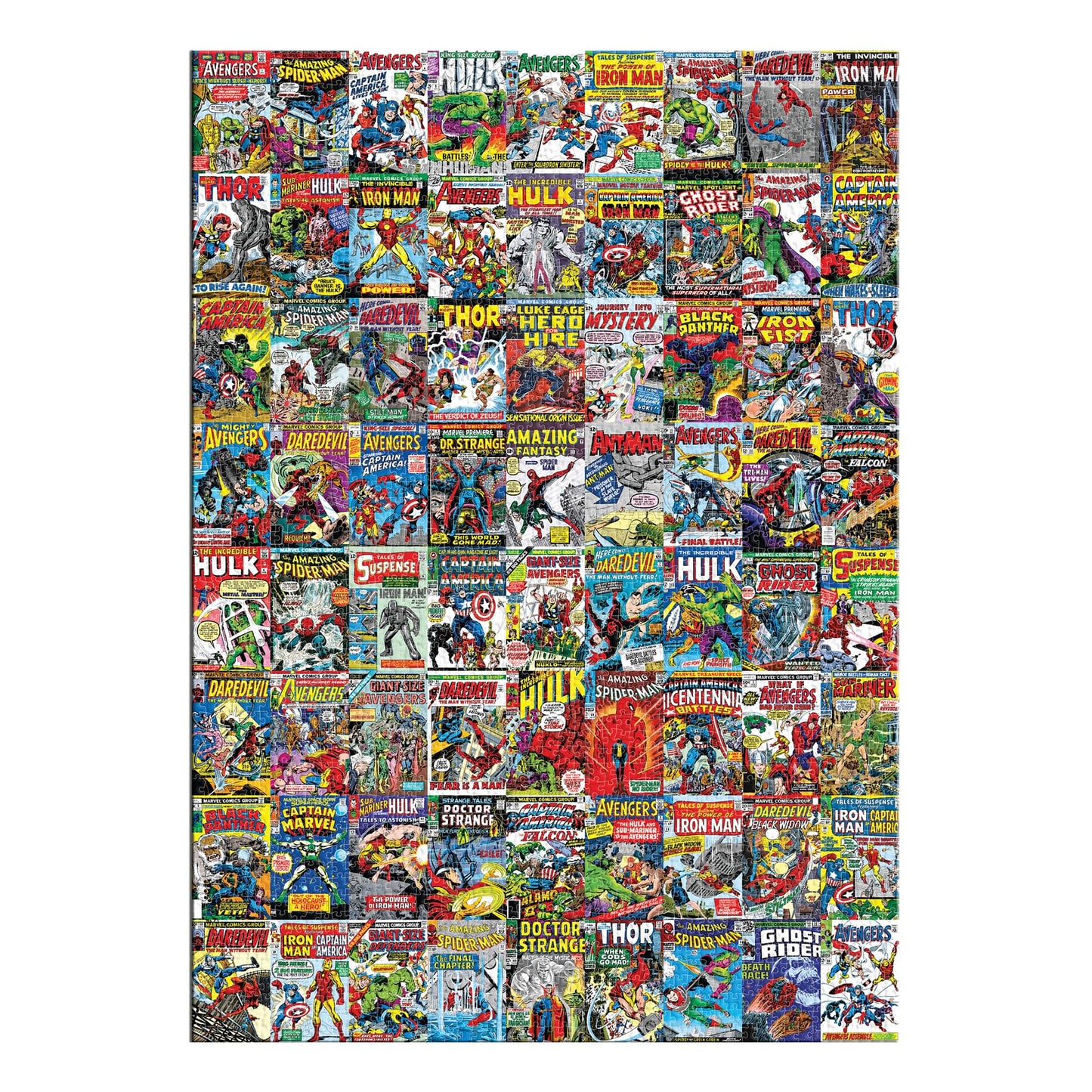 Marvel Comics Covers Superheroes 3000-Piece Jigsaw Puzzle For Kids And Adults | Brain Teaser, Educational Developmental Toys & Games, Building Kit Activities To Encourage Creative Play | 45 X 32 Inch