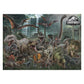Aquarius Jurassic World Size Chart 3000Pc Puzzle (3000 Piece Jigsaw Puzzle) - Glare Free - Precision Fit - Officially Licensed Jurassic World Merchandise & Collectibles - 42X35 Inches