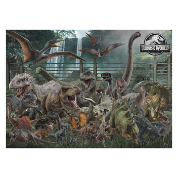 Aquarius Jurassic World Size Chart 3000Pc Puzzle (3000 Piece Jigsaw Puzzle) - Glare Free - Precision Fit - Officially Licensed Jurassic World Merchandise & Collectibles - 42X35 Inches