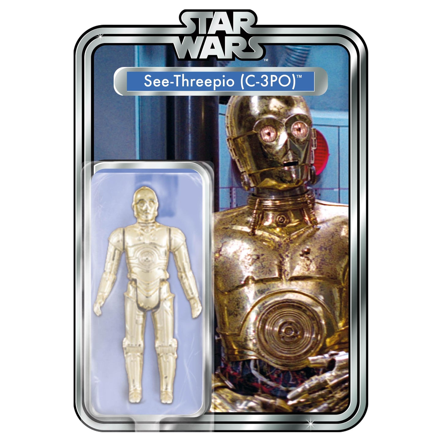 Star Wars c-3PO Action Figure Funky chunky Magnet  Toynk limited availability