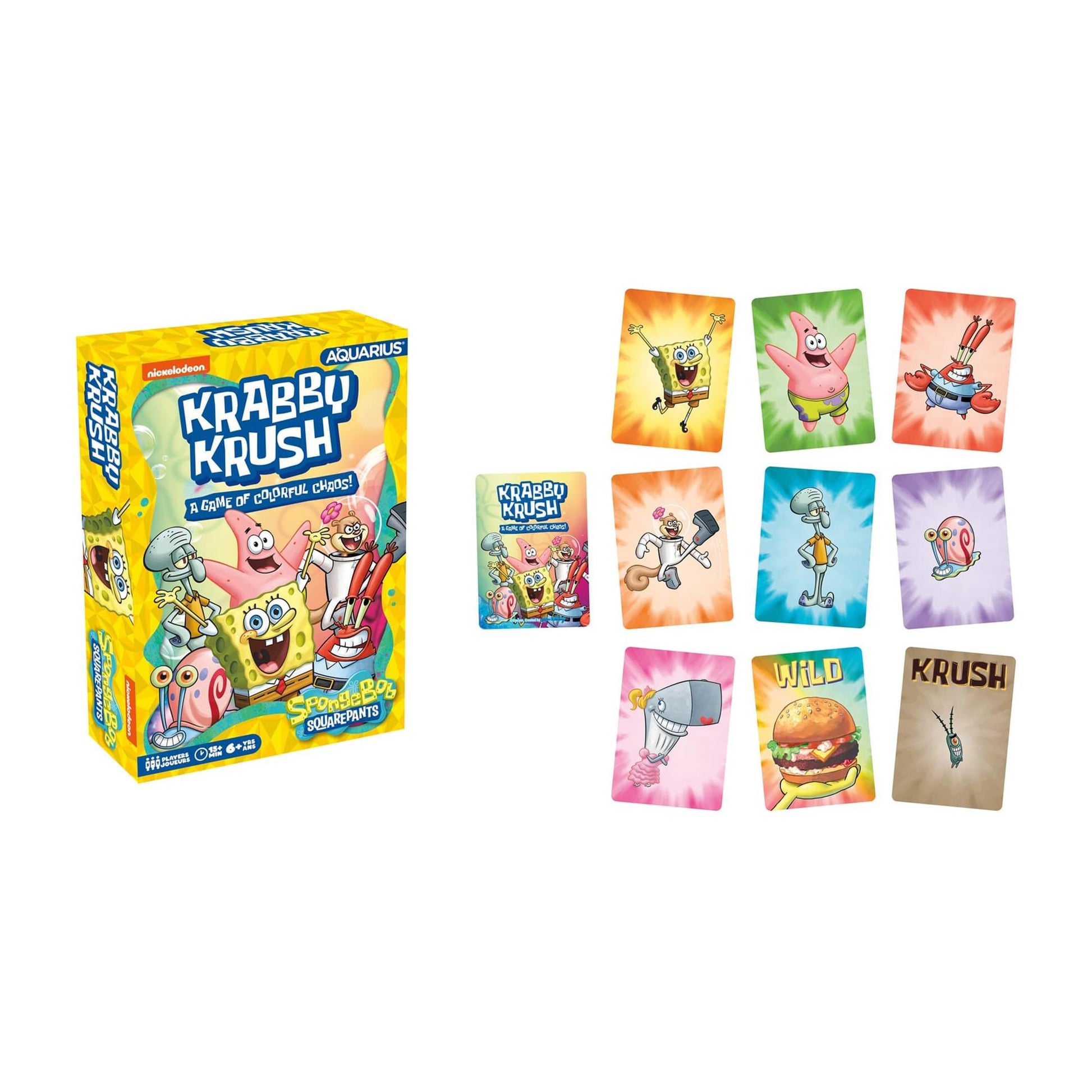 Spongebob Krabby Krush Card Game