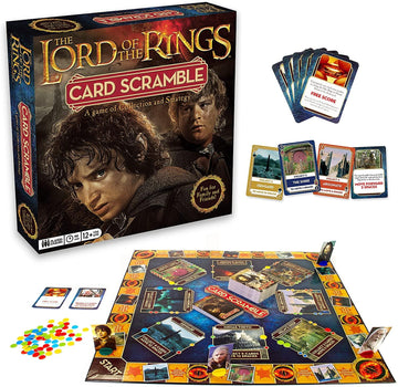 Aquarius Lord Of The Rings Card Scramble Board Game - Fun Family Party Game For Kids, Teens & Adults - Entertaining Game Night Gift - Officially Licensed Merchandise