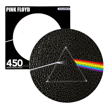 Aquarius Pink Floyd Dark Side Record Disc Puzzle (450 Piece Jigsaw Puzzle) - Officially Licensed Pink Floyd Merchandise & Collectibles - Glare Free - Precision Fit - 12 X 12 Inches