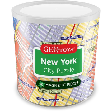 New York City 100 Piece Magnetic Jigsaw Puzzle Geotoys