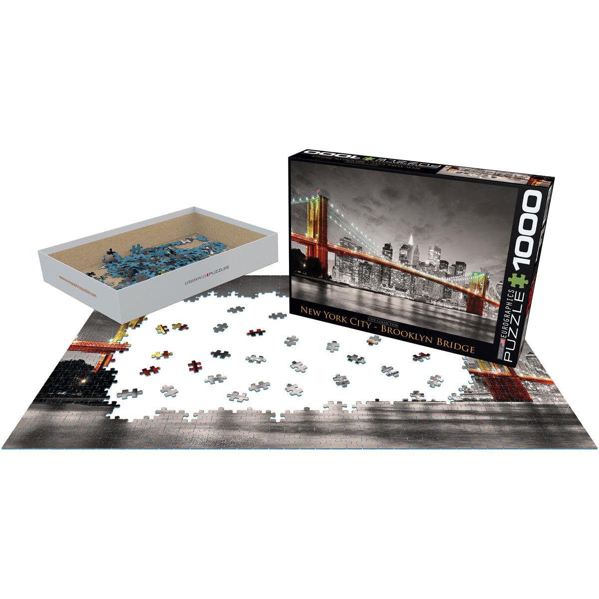 New York City Brooklyn Bridge 1000 Piece Jigsaw Puzzle Eurographics