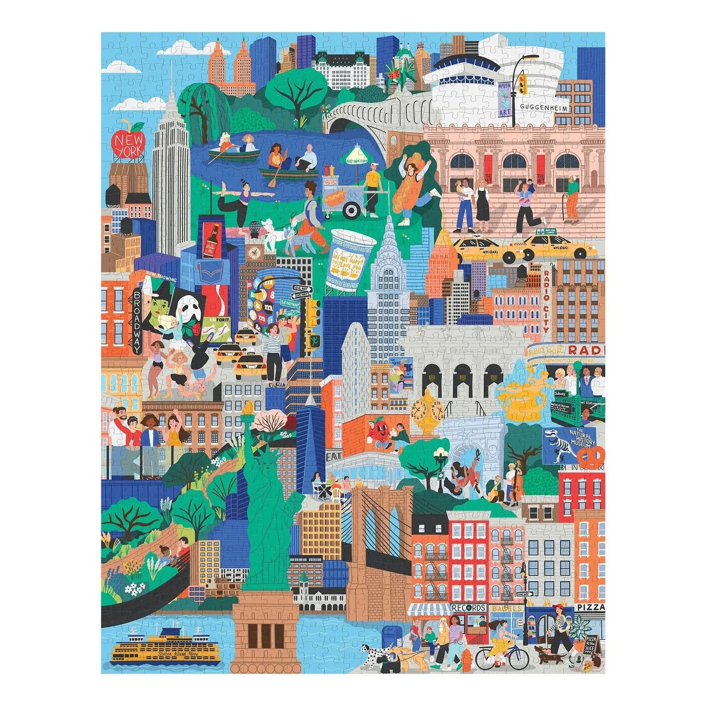 New York, New York! City Life 1000 Piece Jigsaw Puzzle Ridley