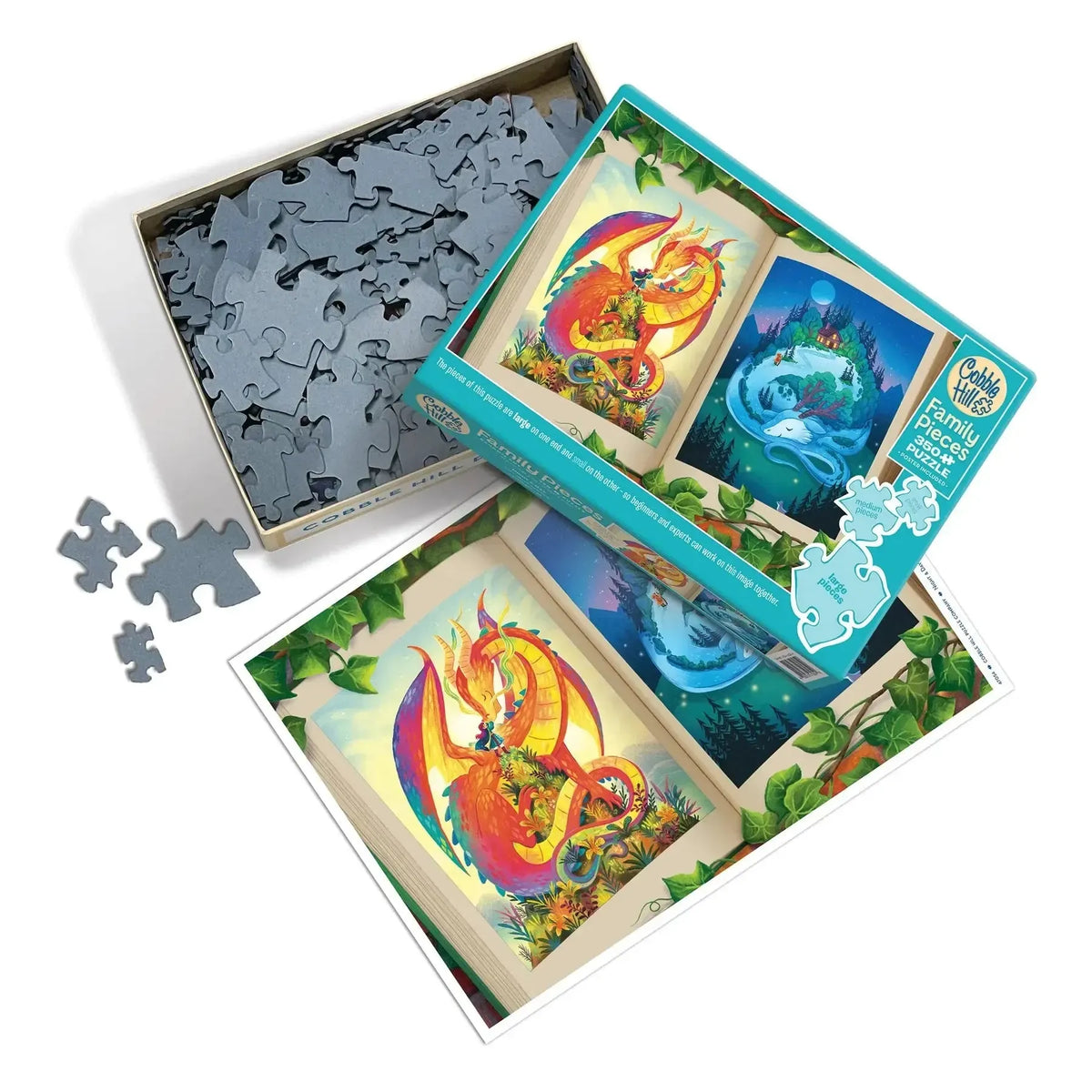 Night & Day 350 Piece Family Jigsaw Puzzle Cobble Hill