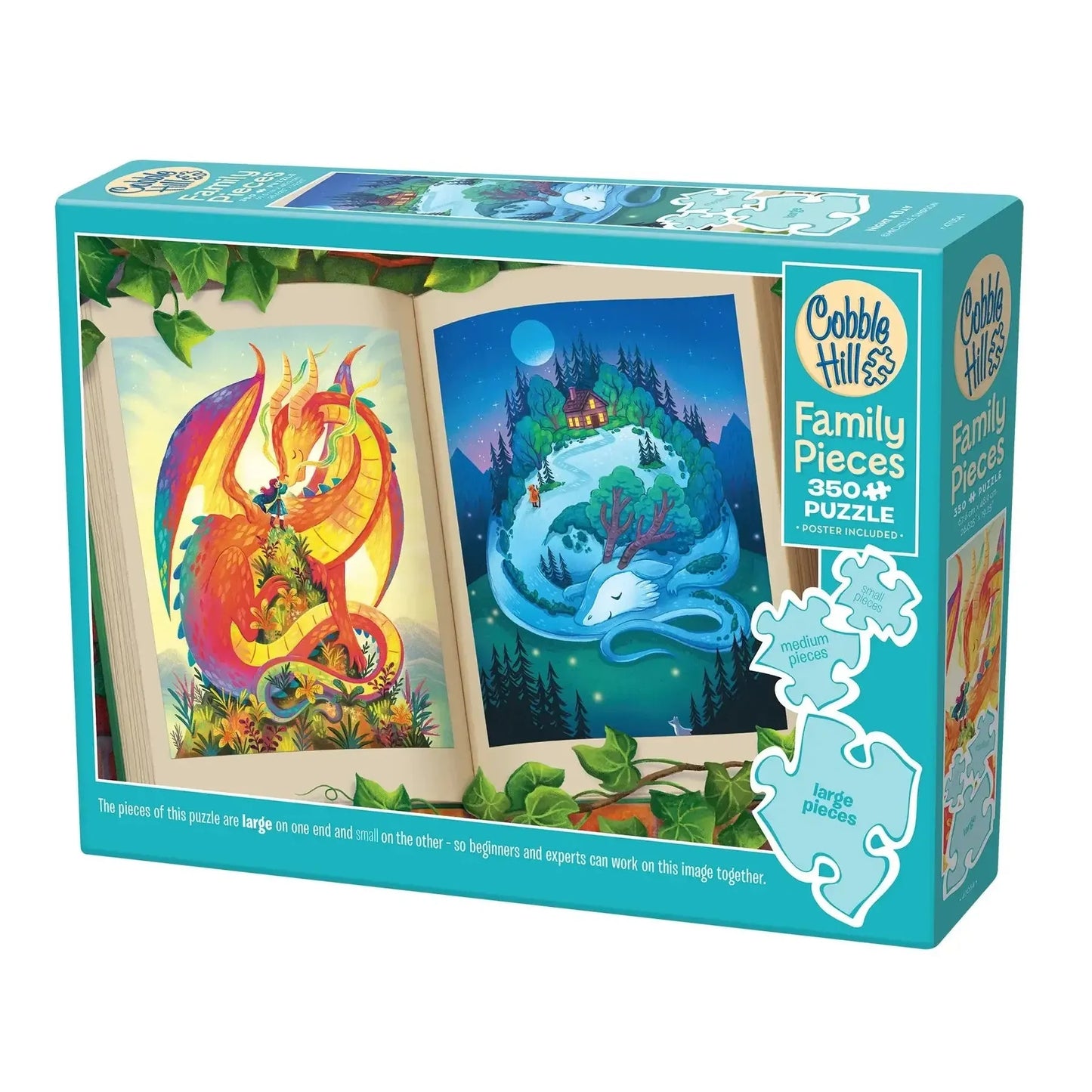 Night & Day 350 Piece Family Jigsaw Puzzle Cobble Hill