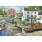 No. 6 By the Canal 1000 Piece Find the Difference Jigsaw Puzzle HOP