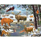 Nordic Forest Animals 54 Piece Tray Jigsaw Puzzle Larsen