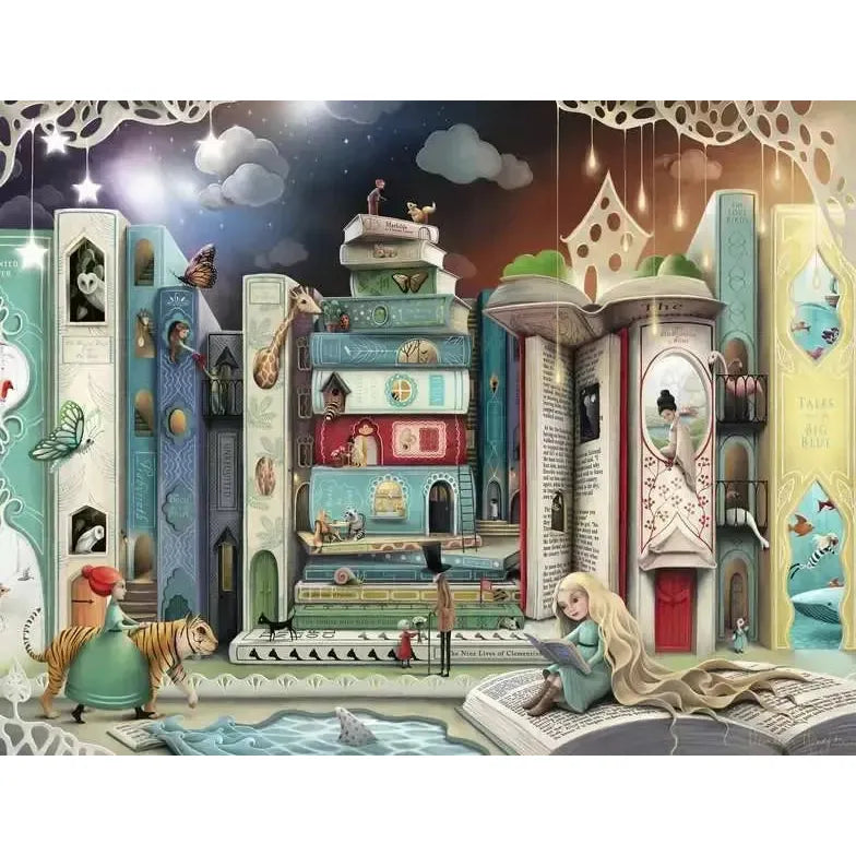 Novel Avenue by Demelsa Haughton 2000 Piece Jigsaw Puzzle Ravensburger