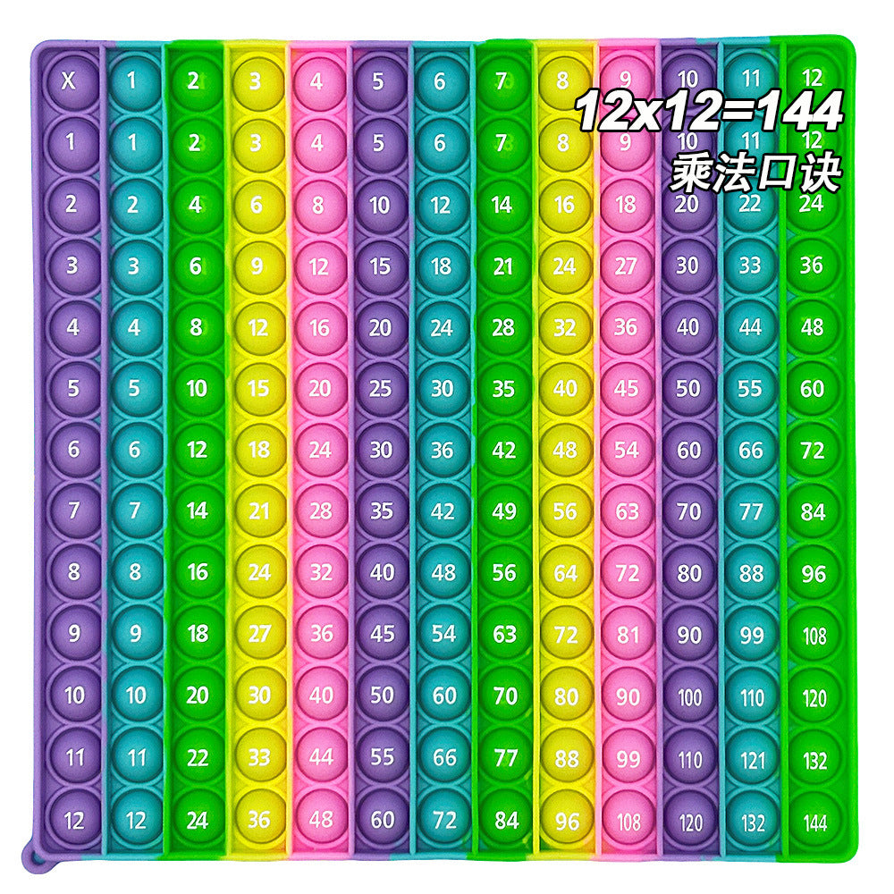 Learn 1-100 Number Bubble Press Mathematical Thinking Training Game Educational Science and Education Toys Rodent Killer Pioneer