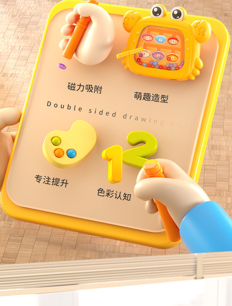 Chicken Magnetic Pen Drawing Board Baby Logical Thinking Exercise Children's Educational Board Game Toddler Toys Wholesale Cross-Border