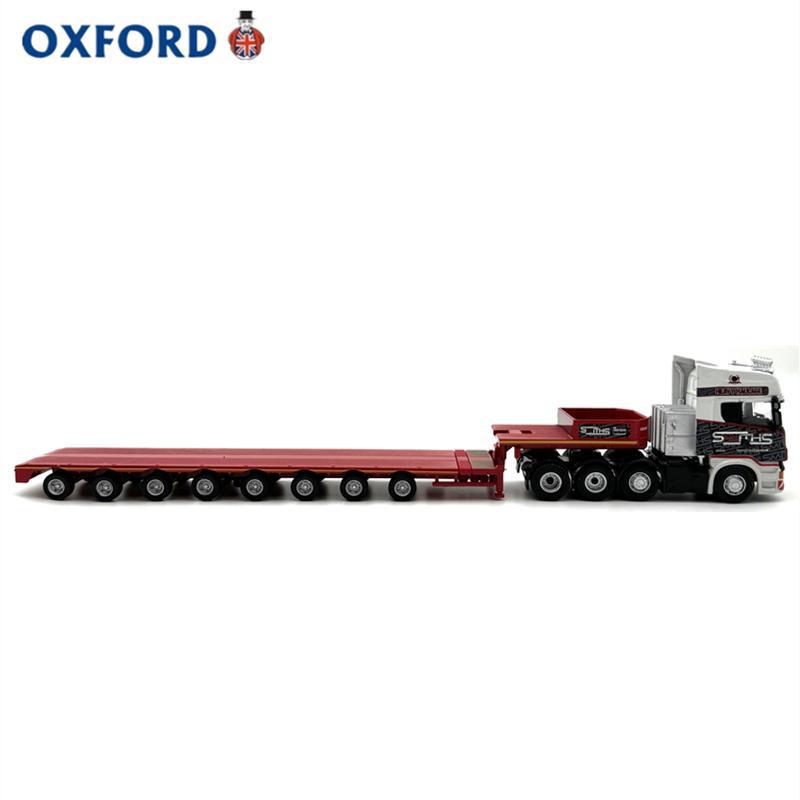 Oxford Scania Multi-Axle Trailer Semi-Trailer Truck Car Model Collection Alloy Simulation Ornament 1:76