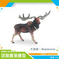 Cross-border simulation wild animal model Horn horse Antelope Mountain Antelope twist angle goat male deer desktop decoration ornaments