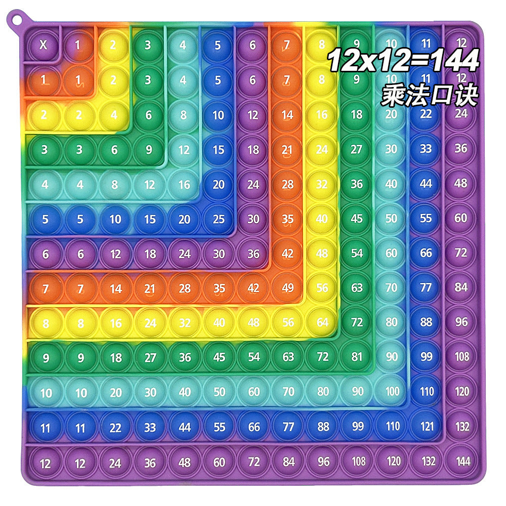 Promotional walking in Europe and America 12 factorial addition arithmetic learning puzzle science education pinch music teaching toys rodent pioneer