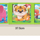 Cross-border children's three-in-one advanced folding magnetic jigsaw puzzle kindergarten baby puzzle early education enlightenment block jigsaw puzzle