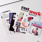 Korean OAB Character 202Hosil Magazine Landscape Retro Hand Account Decoration Material Collage Sticker Bag