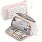 Large-Capacity Retractable Pencil Case Stationery Box in Japanese and Korean Style, Macaron Color, Upgraded Version for Primary and Secondary School Students, in Stock