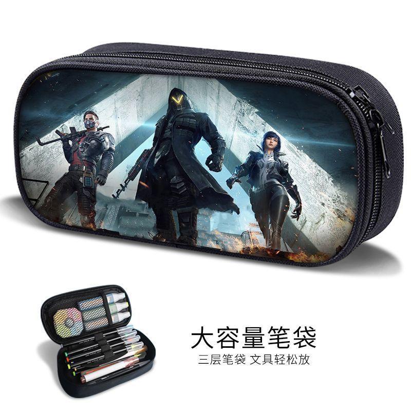 Sand Sculpture Pencil Bag for Boys, Multifunctional Stationery Box for Primary and Secondary School Students, Pubg Game Stationery Bag, Kidsren's Trendyy Pencil Bag