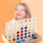 Three-Dimensional Four-Piece Chess Four-Piece Game Chess P 0.34kg Kidsren's Educational Early Education Multi-Person Toy Wooden Boxed Multi-Color