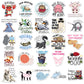 50 cartoon animal quotation stickers text creative graffiti notebook mobile phone book goo card suit stickers