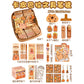 12-Layer Large-Capacity Pencil Bag Kapibara High-Looking Pencil Bag Cute Student Stationery Bag School Supplies Prizes