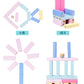 51 Pieces of Digital Colorful Jenga Building Blocks for Kidsren's Educational Jenga Wooden Adult Toys