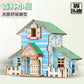 Wooden Reasons Children's Girls Assembled Handmade Ornaments diy Assembled Cabin Model Building Blocks Head Small House Puzzle