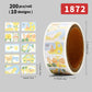 Liyuan Original Cartoon Stamp Illustration Stickers Cute Little Nose Decoration Sealing Stickers Handbook Material Roll Stickers