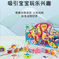 Wooden two-in-one string string beaded puzzle string animal fruit traffic large particle string wooden toy