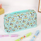Ins New Toast Cat Foldableing Pencil Bag High-Looking Cute Girl Heart Student Pencil Stationery Box Storage Bag