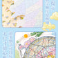 Paper Trace Puzzle Stickers Dusty Ancient Style Series Chinese Trend Creative Journal Material Collage DIY Landscaping Decoration