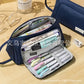 Triangular Large-Capacity Pencil Case and Stationery Box, Thickened Partitioned Storage Student Stationery Bag for Primary, Middle, and High School Students Wholesale