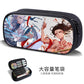 Essential Stationery for the Beginning of School: Nezha the Magic Child Sea Pen Bag for Boys, Anime Merchandise, Lotus Cake Cp Unisex Stationery Box Trend