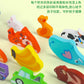 Cross-Border Children's Wooden Three-Dimensional Hexagonal Puzzle Animal Transportation Puzzle Building Blocks Early Education Educational Toys
