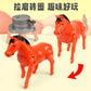 Push and Grind Donkey Shake Tone Same Electric Simulation Pony Walking Little Donkey Pull and Grind Pull Toy Pile Horse Children
