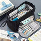 Oxford Cloth Pencil Case with Large Capacity and Multi-Layer Design, Stationery Box for Primary and Secondary School Students, High Aesthetic Value, Simple and Waterproof, Direct from the Source Factory