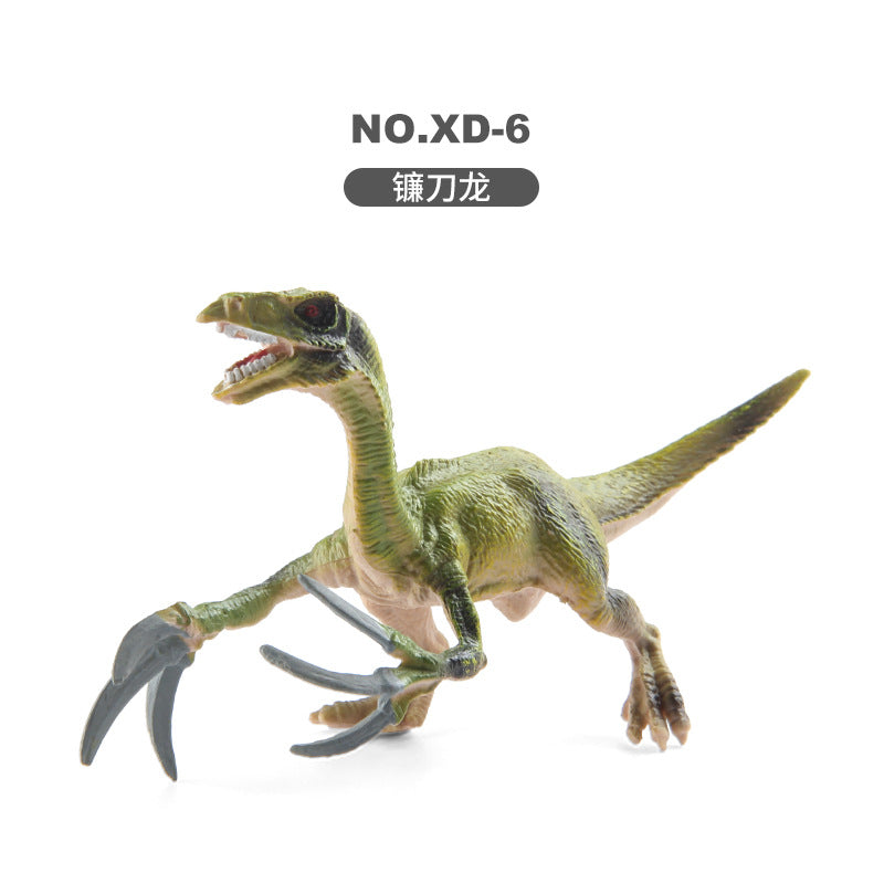 Children's Dinosaur Simulation Animal Ornaments Multiple Mini Solid Dinosaur Model Stegosaurus Spinosaurus Bull Dragon Bag Ornaments
