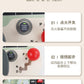 CECPC Montessori Children's Simulated Steering Wheel Busy Board Switch Led Light Busy Board Early Education Educational Wooden Toys