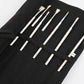 Canvas Oil Painting Pen Bag Roller Curtain Gouache Simple Solid Color Foldable Pencil Bag Art Storage Bag