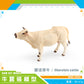 Cross-border simulation farm animal cow model flavich bull Charolais ranch desktop decoration toy