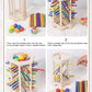 Wooden Kidsren's Stick Insertion Game Baby Draw Stick Color Cognitive Pitching Montessori Family Interactive Toy