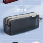 Mesh Large-Capacity Pencil Case, Transparent Double-Layer Student Exam Zipper Stationery Storage Bag, Three-Layer Stationery Bag