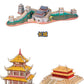 Three-Dimensional Puzzle Ancient Style 3D Model Building Assembled Wooden Kidsren's Educational House Toy Building Blocks Temple of Heaven Mortise and Tenon