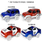 Magnetic track car electric light-emitting jeep police car project small train track accessories children's toys car