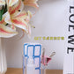 Multifunctional Acrylic Pen Holder Transparent Desktop Storage Box Pen Holder Office Stationery Compartment Storage Box Large Capacity