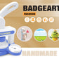 Emblem machine bar making machine manual badge machine three-in-one children's badge machine homemade refrigerator magnets diy toys
