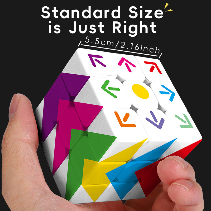 Cross-Border Uv Printed Personalized 3X3 Cube Square Network 3X3 Arrow 3X3 Tic-Tac-Toe Cube Wholesale