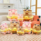 Cross-Border New Style Swimming Ring Lulu Pig Plush Toy Cute Donut Panda Pig Doll Children's Pillow Gift